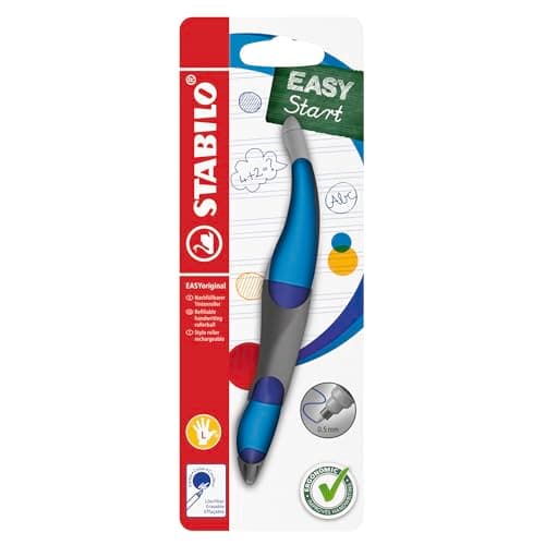 Image of STABILO EASYoriginal - Ergonomic Rollerball - Left-Handed - Pack of 1 - Dark Blue/Light Blue