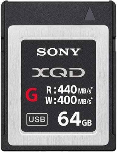 Image of Sony XQD 64GB G-Series - Tough PCI Express 3.0 - Digital Memory Card - Read 440MB/s Write 400MB/s [QDG64F]