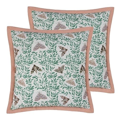 Image of furn. Wylder Silk Moth Polyester Filled Cushions Twin Pack