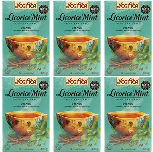 Image of (6 PACK) - Yogi Tea - Licorice Mint | 17 Bag | 6 PACK BUNDLE