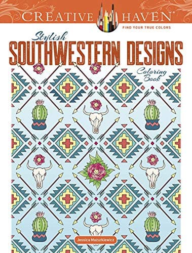 Image of Creative Haven Stylish Southwestern Designs Coloring Book