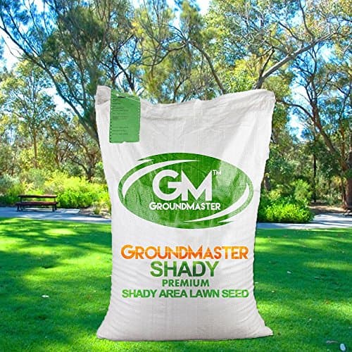 Image of GroundMaster Dark Lawn Area Grass Seeds – 1kg Premium Grass Seed Mix – Fast-Growing Lawn Mix for Shaded Gardens - Pet Friendly, Shade Tolerant Seeds for UK Climates