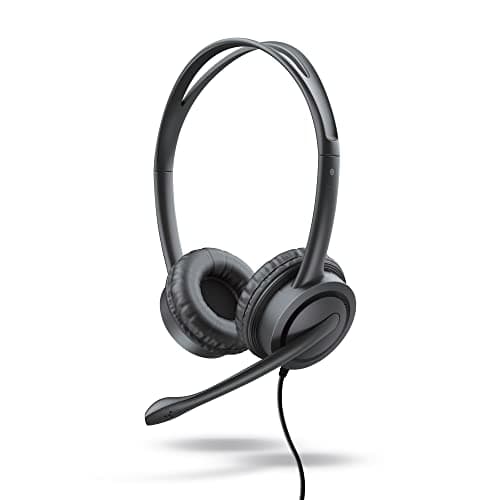 Image of Trust Mauro On-Ear USB Headset with Microphone, 2.5m Cable, Inline Remote Control, PC and Laptop, Headphones Wired for Chat, Conference Calls, Home Office, Skype, Teams, Zoom