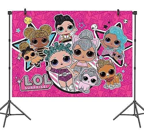 Image of XL 150by100cm LOL Surprise Birthday Party Decorations Backdrop Supplies UK