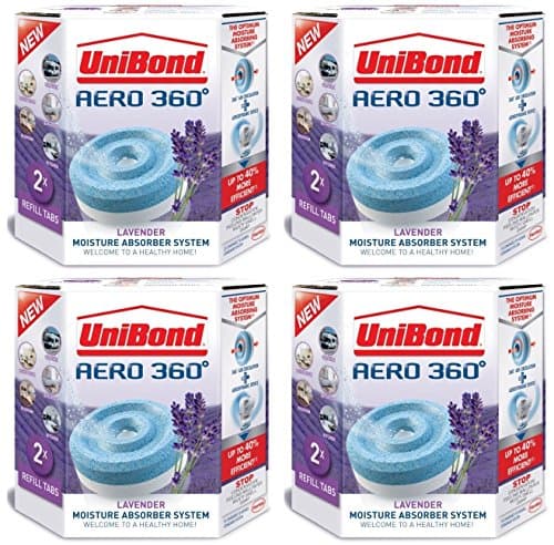 Image of Unibond 2 x Aero 360 Refill Lavender 4 Packs Hand Warmer
