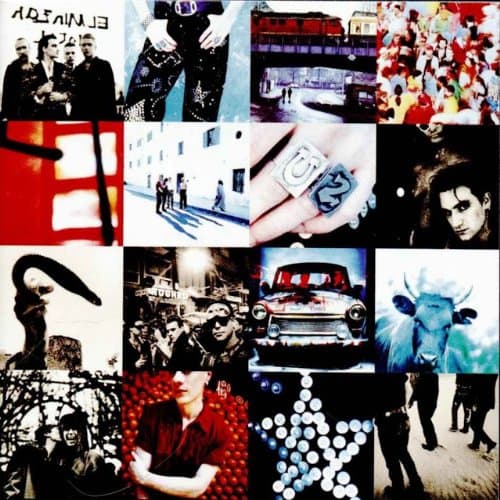 Image of U2 - Achtung Baby - Miniature Poster & Card Frame…