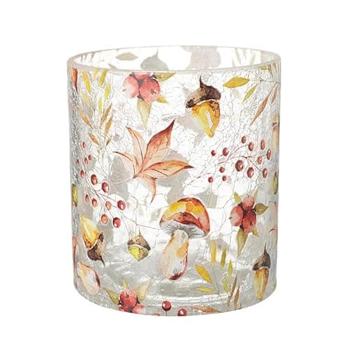 Image of Heaven Sends Mushroom Tealight Holder - Large 10cm x 9cm x 9cm - Autumn Decoration Mushroom Themed Décor Candle Holder T-Light Holder Autumnal Decoration Perfect for Home Kitchen Living Room Tabletop