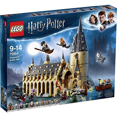 Image of LEGO 75954 Harry Potter Hogwarts Great Hall Castle Toy, Gift Idea for Wizarding World Fan, Building Set for Kids