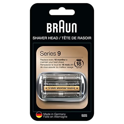 Image of Braun Series 9 Electric Shaver Replacement Head, 92S, Compatible with All Series 9 9290cc, 9291cc, 9370cc, 9293s, 9385cc, 9390cc, 9330s, 9296cc
