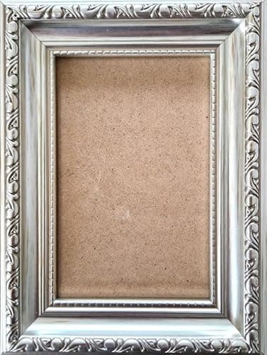 Image of Aryllis Vintage A3 Photo Frame, Silver, Wall Mountable Premium Picture Frame with Perspex Front