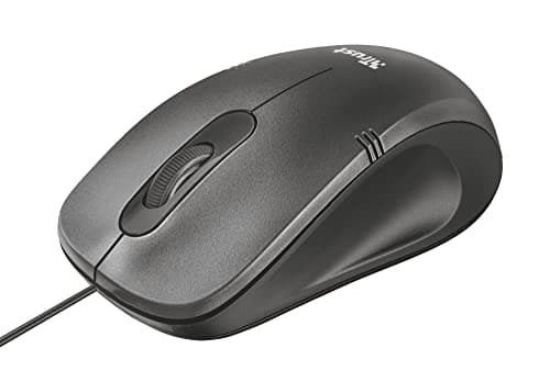 Image of Trust 20404 Ivero Compact Optical Mouse, 1000 DPI, 3 buttons, Black/Grey