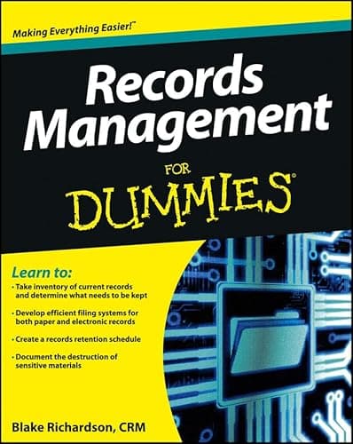 Image of Records Management For Dummies