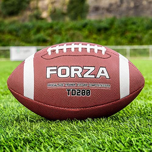 Image of FORZA TD200 Practice American Football | Ultimate High Grip Ball | Packs of 1, 3, 40 or 45 (Official, Pack of 1)