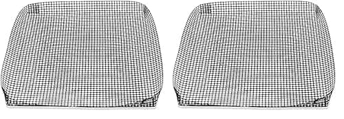 Image of RAM ONLINE Multi Purpose Black Mesh Oven Tray Baking Tray Crossiants Pizza Chips Cooking Tray 40CM (Pack of 2)
