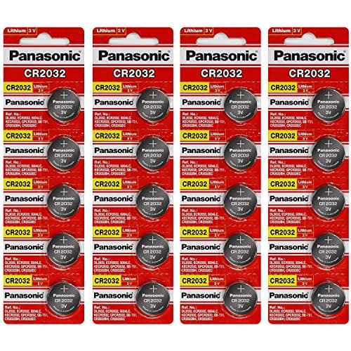 Image of Panasonic CR2032 3 Volt Lithium Coin Battery (20 Batteries)
