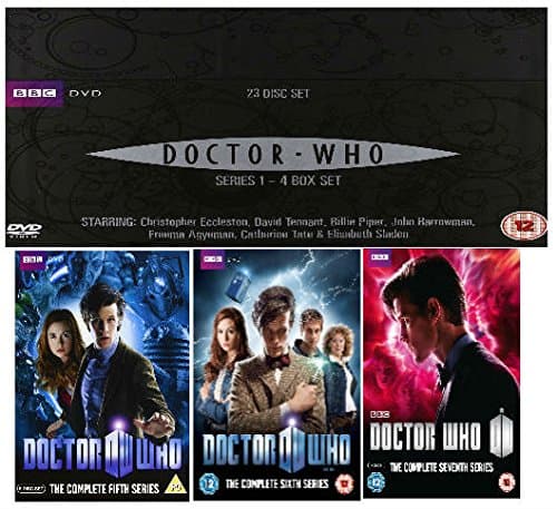 Image of Doctor Who Complete BBC TV Series Collection [39 Discs] DVD Box Set Season 1, 2, 3, 4, 5, 6, 7 + Specials + Extras