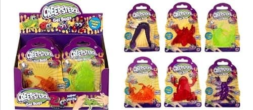 Image of Gel Bugz Stretchy Squishy Toy, Assorted Designs Including Spider, Scorpion, Centipede, Worm, Frog, Fly, 1 Sent at Random