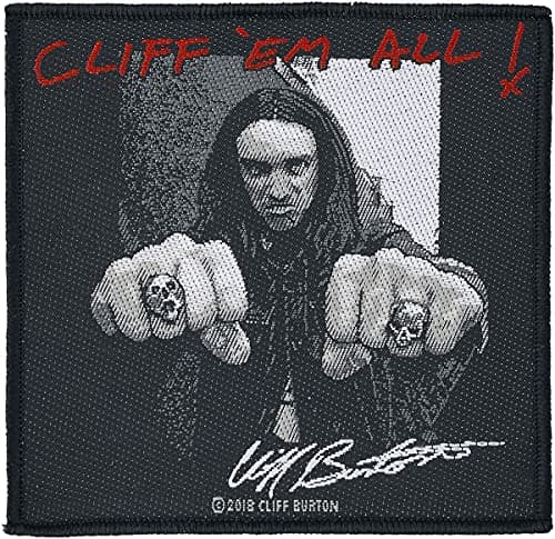 Image of Metallica Cliff 'Em All Unisex Patch multicolour, 100% polyester,