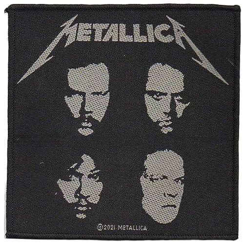 Image of Metallica Standard Patch Black Album 2021 Official Black Taglia unica