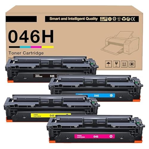 Image of 046H Toner Compatible for Canon 046 Toner for ImageRunner Advanc MF731Cdw MF732Cdw MF733Cdw MF734Cdw MF735Cdw MF735Cx MF730C LBP650C LBP653Cdw LBP654Cdw LBP654Cx Printer ( Black Cyan Magenta Yellow )