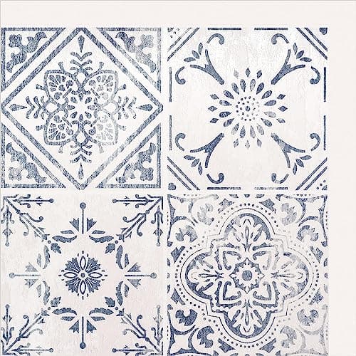 Image of d-c-fix PVC Wandfliese Wall Tiles - Selbstklebend Wandbelag Vinylfliese Fliesenspiegel Renovierung Upcycling Dekoration - Vintage Style 33 cm x 33 cm x 1,4 mm - 1 Pack = 6 Stück = 0,67 qm