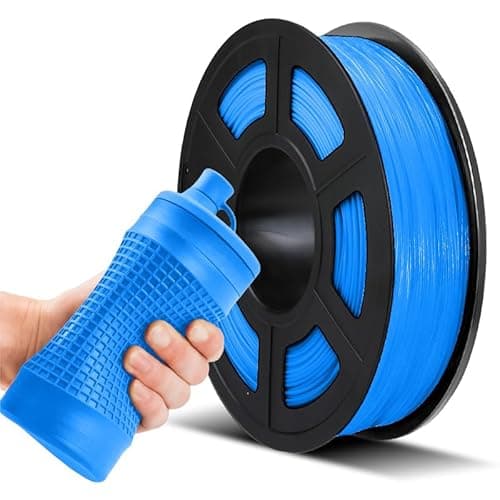 Image of JAYO 95A Flexible TPU 3D Filament 1.75mm Blue 0.5KG, Dimensional Accuracy +/-0.03mm, Soft Flexible Filament for Most FDM 3D Printers.