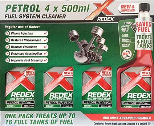 Image of REDEX Petrol Fuel System Cleaner 4 x 500ML