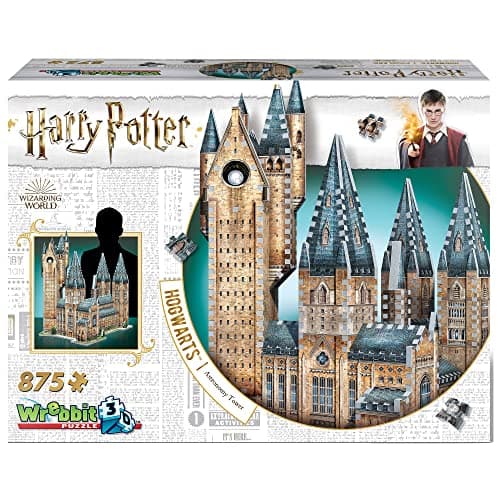 Image of Wrebbit 3D Puzzle HOGWAS Harry Potter Hogwarts Astronomy Tower Puzzle (875-Piece), W3D-2015