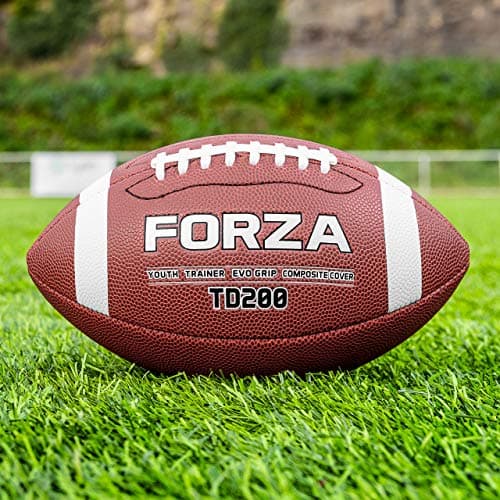 Image of FORZA TD200 Practice American Football | Ultimate High Grip Ball | Packs of 1, 3, 40 or 45 (Youth, Pack of 1)