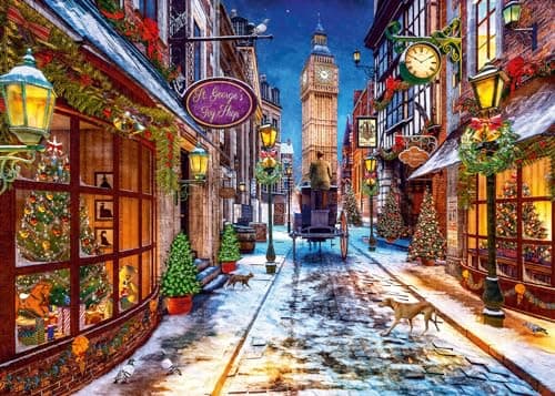 Image of Ravensburger Christmastime 1000 piece Jigsaw Puzzle for Adults and Kids Age 12 Years Up