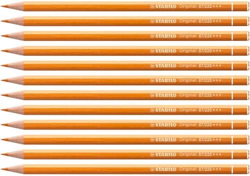 Image of Premium Colouring Pencil - STABILO Original - Pack of 12 - Indian yellow deep