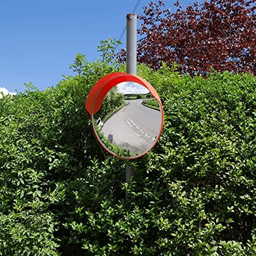 Image of Blind Spot Mirror, Convex Outdoor Driveway Exit Road Safety Traffic Mirrors - 60cm