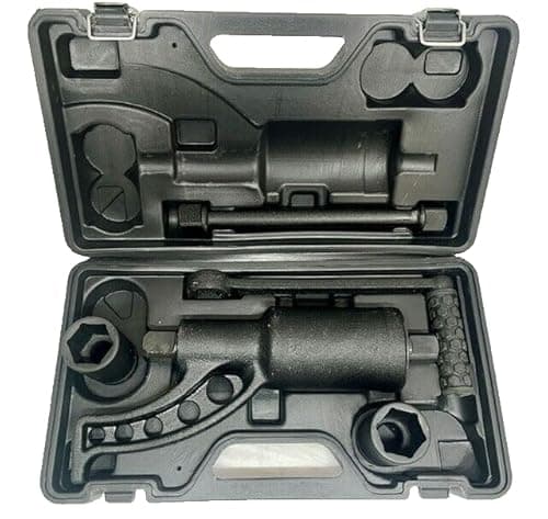 Image of Tool Focus 1" Drive Torque Multiplier Wrench Set 1:64 4800Nm HGV Truck Wheel Nuts 30mm 33mm