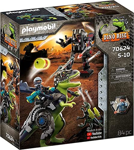 Image of Playmobil Dino Rise 70624 T-Rex: Battle of the Giants, Ages 5+