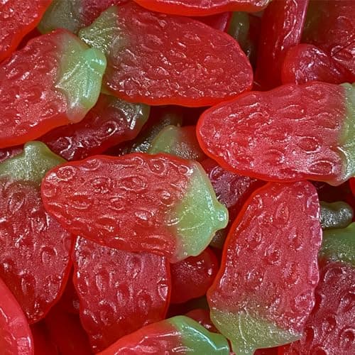 Image of Hari bo Giant Strawbs - Juicy strawberry flavour gummy sweets (1kg)