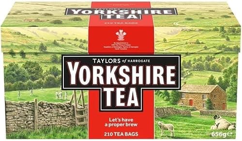 Image of Taylors of Harrogate Yorkshire Tea Bags, Strong Breakfast Tea, 210 Bags, 656g