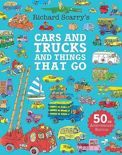 Image of Cars and Trucks and Things That Go: Kids will love discovering all kinds of fun vehicles in this illustrated children’s book classic