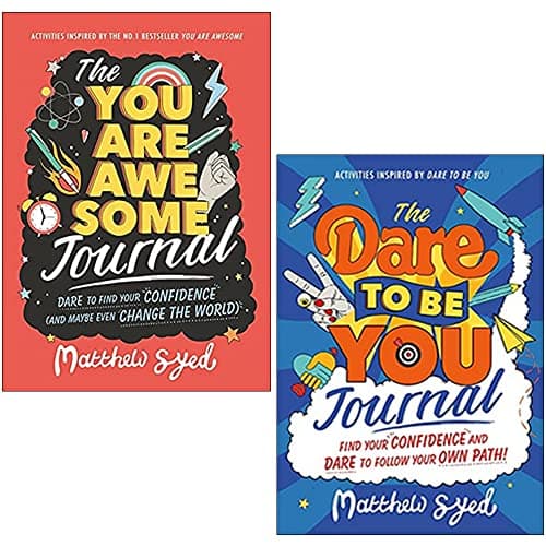 Image of You Are Awesome Journal 2 Books Collection Set By Matthew Syed (The You Are Awesome Journal & The Dare to Be You Journal)