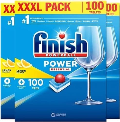 Image of Finish Power Essential Dishwasher Tablets Lemon 300 Tabs