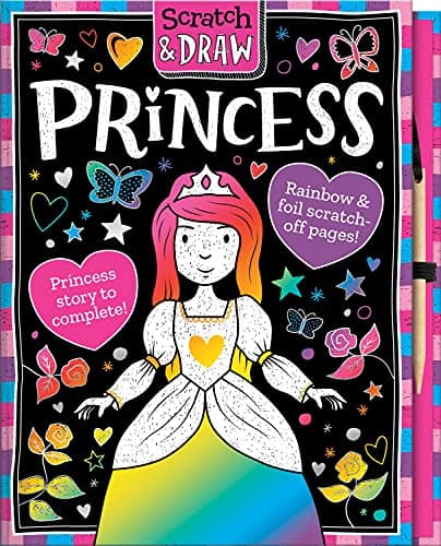 Image of Scratch & Draw Princess - Scratch Art Activity Book (Scratch and Draw)