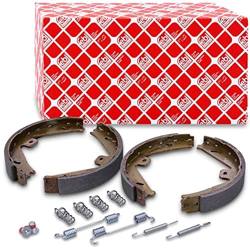 Image of febi bilstein 39715 Brake Shoe Set with additional parts, pack of two