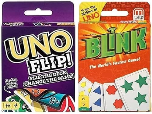Image of Mattel Flip and Blink Card Game, Combo Pack of 2
