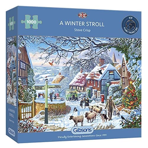 Image of Gibsons A Winter Stroll Jigsaw Puzzle (1000 piece)
