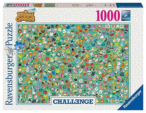Image of Ravensburger Animal Crossing Jigsaw Puzzles for Kids and Adults Age 12 Years Up - 1000 Pieces - Challenge Edition
