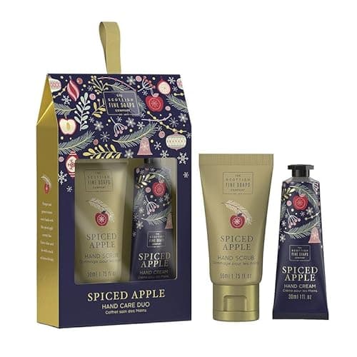 Image of Scottish Fine Soaps Spiced Apple Baubles Hand Care Duo (1x30ml & 1x50ml Tube)