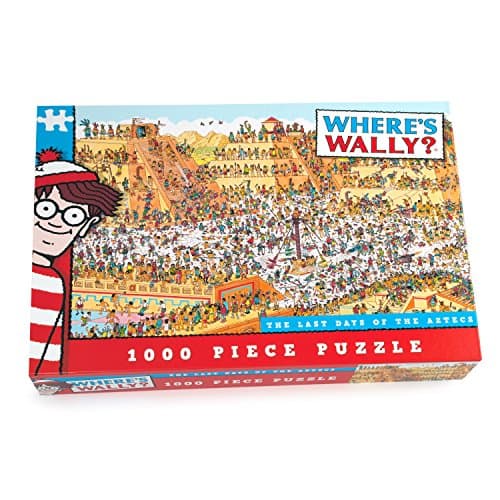 Image of Paul Lamond Where’s Wally The Last Day of The Aztecs Puzzle (1000-Piece), Red and White
