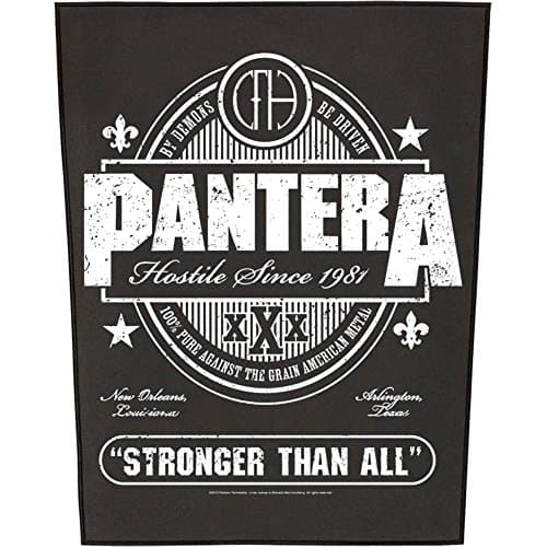 Image of Pantera Stronger Than All Patch (One Size) (Black/White)