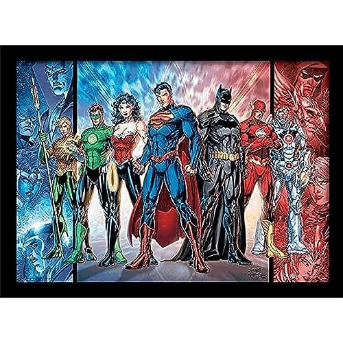 Image of DC Comics FP10894P-PL "Justice League United" Framed Print, 30 x 40 cm