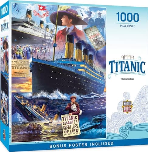Image of MasterPieces Titanic Collage 1000-Piece Jigsaw Puzzle