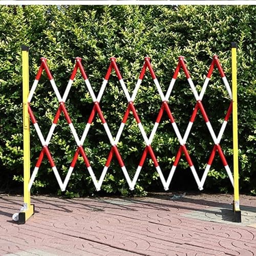 Image of Red Mobile Telescopic Barrier with Wheels, 1.2 x 4m, Crowd Control for Entrances, Aisles, Ideal for Playgrounds, Parks, Hotels - Durable & Portable Safety Solution